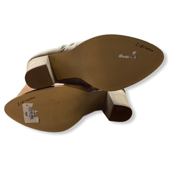NWT Zigi Soho Vegan Leather Tan booties - Picture 3 of 4